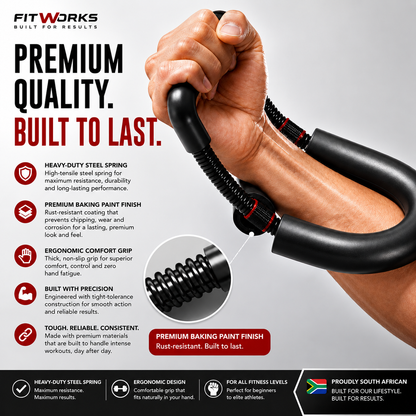 FitWorks Iron Grip Wrist & Forearm Trainer
