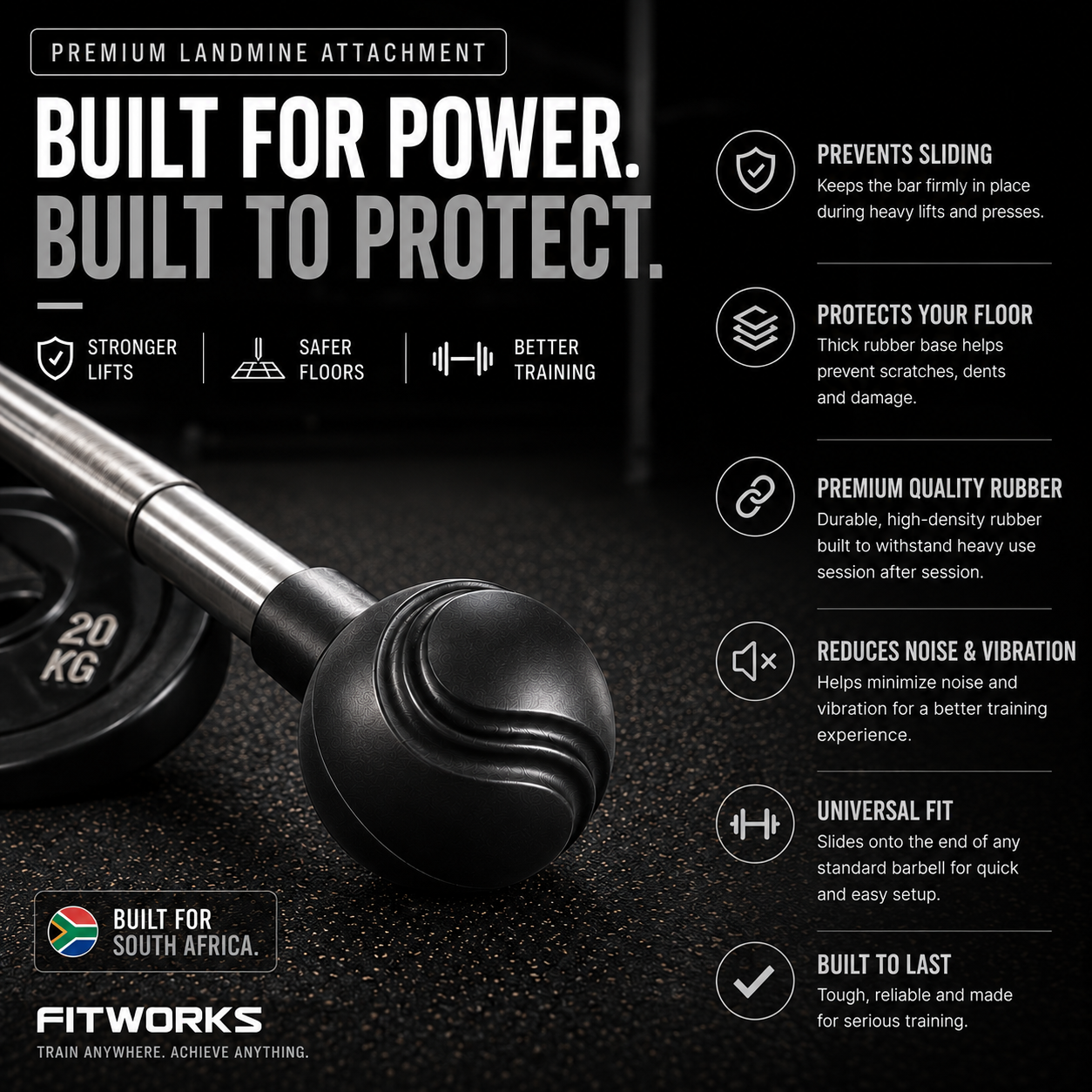 FitWorks 360° Landmine Attachment
